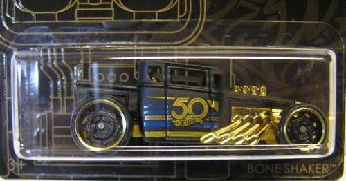 Hotwheels Hot Wheels Diecast Model Car 6 pce Set 50th Anniv Chevy Ford Dodge Bone Shaker new in pack