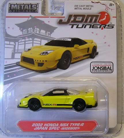 JADA Diecast Model Car Japan JDM Tuners Honda NSX Type R 2002 Japan Spec 1/55 scale new in pack