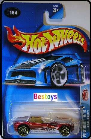 Hotwheels Hot Wheels Diecast Model Car 2003 No 164 Dodge Concept Pride Rides 1/64 scale new in pack