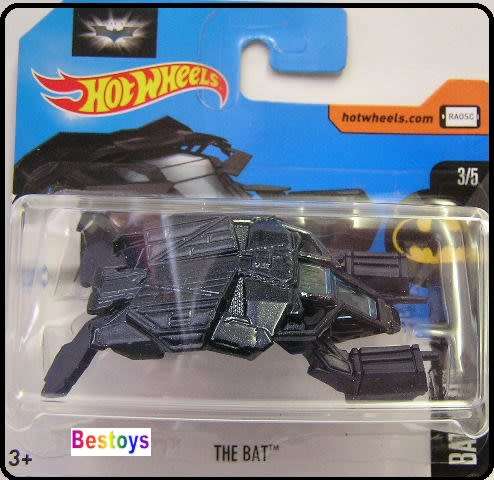 Hotwheels Hot Wheels Diecast Model 2017 205 / 365 Batman The Bat DC Movie Film TV new in pack