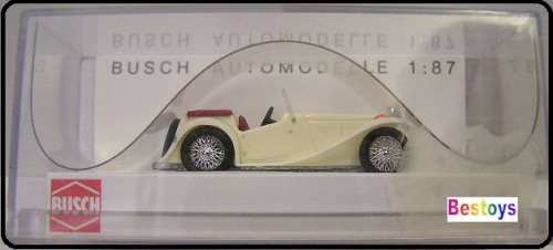 Busch Model Car 45907 MG TC Midget Cabriolet 1/87 HO railway scale new in pack