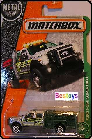 Matchbox Diecast Model Car 2017 125 / 125 Ford F 550 F550 Super Duty Pickup new in pack