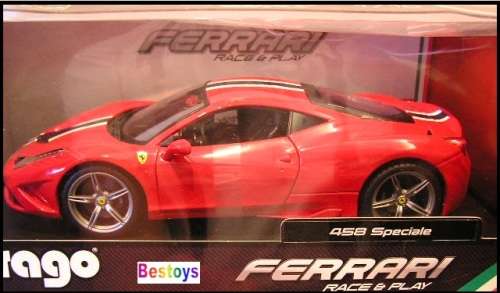 Burago Diecast Model Car 16002 Ferrari 458 Speciale 1/18 scale new in pack
