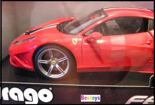 Burago Diecast Model Car 16002 Ferrari 458 Speciale 1/18 scale new in pack