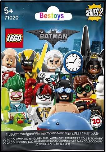 Lego Minifigure Mini Figure Batman Series 2 71020 No 20 / 20 Black Vulcan new in pack