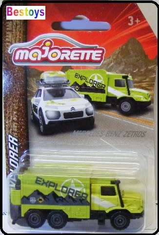 Majorette Diecast Model Car Explorers Mercedes Benz Zetros Truck Offroad new in pack