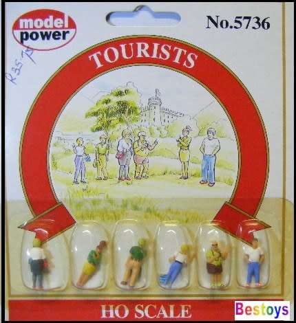Model Power Model 5705 Town People Figures 1/87 HO railway scale new in pack