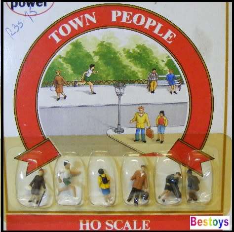 Model Power Model 5736 Tourists People Figures 1/87 HO railway scale new in pack