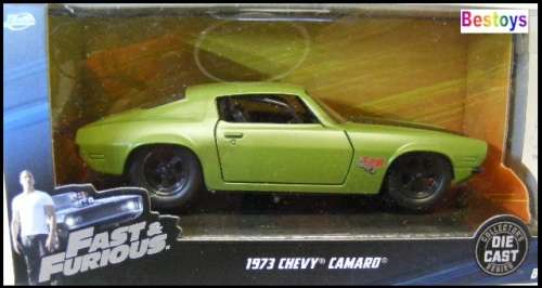 JADA Diecast Model Car Chevy Chevrolet Camaro RS Z 28 1973 Roman Fast & Furious  Movie Film TV 1/32