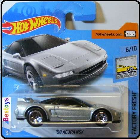 Hotwheels Hot Wheels Diecast Model Car 2018 4 / 365 Honda Acura NSX 1990 1/64 scale new in pack