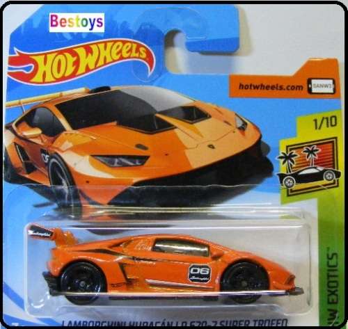 Hotwheels Hot Wheels Diecast Model Car 2018 268 / 365 Lamborghini Huracan LP 620-2 Super Trofeo No 6