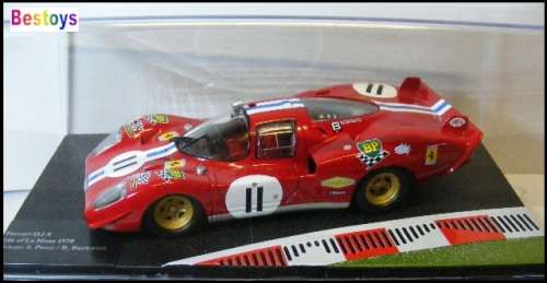 Ferrari Diecast Model Car Collection 512 S 512S No 11 Le Mans 1970 Posey 1/43 scale new in pack