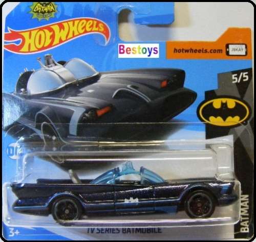 Hotwheels Hot Wheels Diecast Model Car 2018 307 / 365 Batman Movie Film TV Series Batmobile 1/64 sca