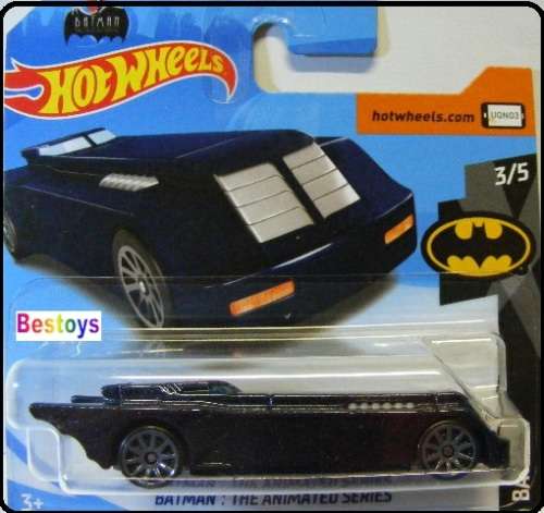 Hotwheels Hot Wheels Diecast Model Car 2018 359 / 365 Batman Movie TV Animated Series Batmobile new