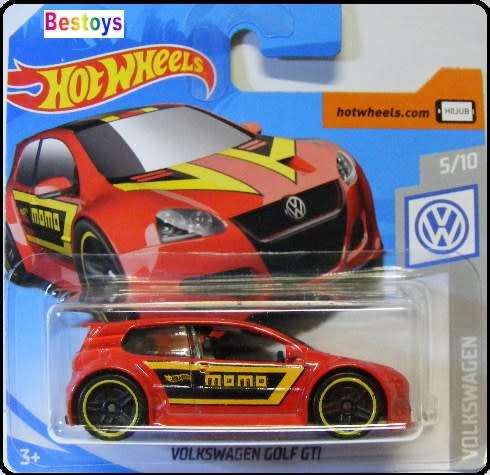Hotwheels Hot Wheels Diecast Model Car 2019 19 / 250 VW Volkswagen Golf GTi "Momo" 1/64 scale new