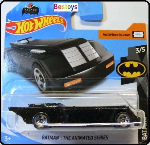 Hotwheels Hot Wheels Diecast Model Car 2018 256 / 365 Batman Movie TV Animated Series Batmobile new