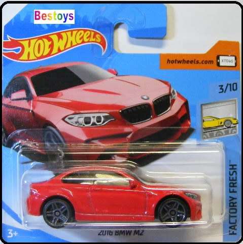 Hotwheels Hot Wheels Diecast Model Car 2018 254 / 365 BMW M 2 M2 2016 1/64 scale new in pack