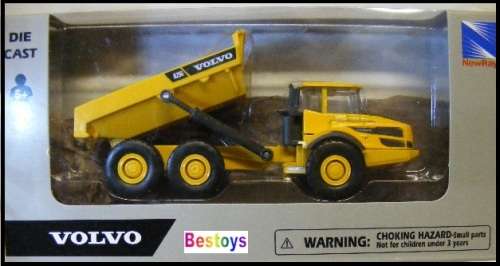 NewRay Diecast Model Volvo Articulated Dumper Construction 1/64 scale new in pack