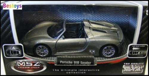 RMZ Diecast Model Car Porsche 918 Spyder 1/43 scale new in pack