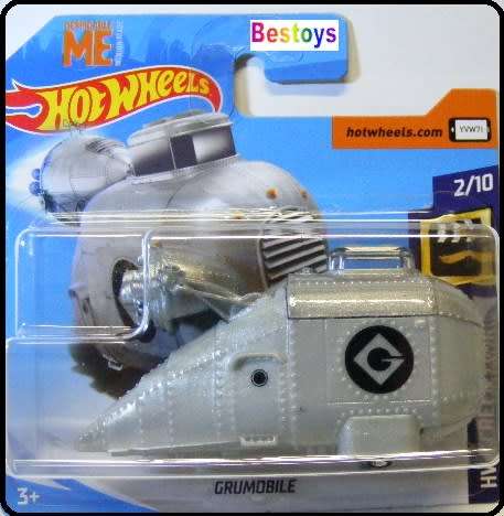 Hotwheels Hot Wheels Diecast Model Car 2019 70 / 250 Grumobile Despicable Me TV Movie Film Screentim