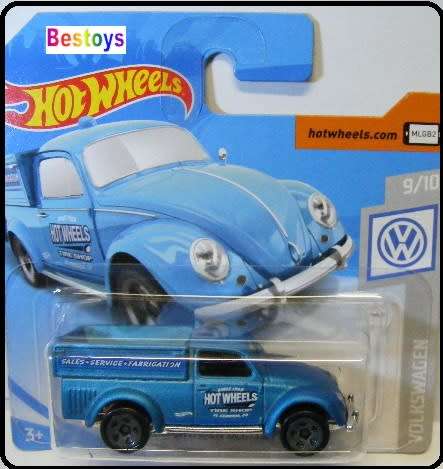 Hotwheels Hot Wheels Diecast Model Car 2019 47 / 250 VW Volkswagen Beetle Pickup 1949 1/64 scale new