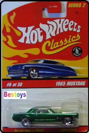 Hotwheels Hot Wheels Diecast Model Car Classics Series Ford Mustang 1965 1/64 scale new in pack