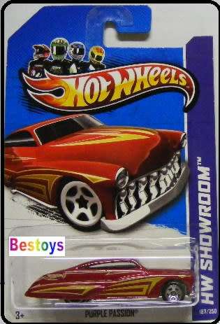 Hotwheels Hot Wheels Diecast Model Car 2013 183 / 250 Purple Passion 1/64 scale new in pack