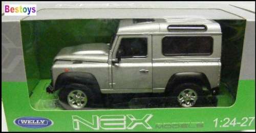 Welly Diecast Model Car 22498 Land Rover Defender 90 1/24 scale new in pack
