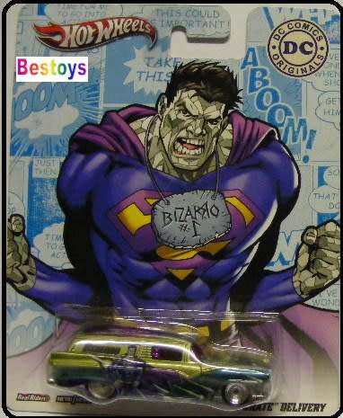 Hotwheels Hot Wheels Diecast Model Car Pop Culture DC 8 Crate Delivery Bizarro 1/64 scale new in pac