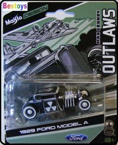 Maisto Model Car Design Series Outlaws Ford Model A 1929 Max Grundy 1/64 scale new in pack