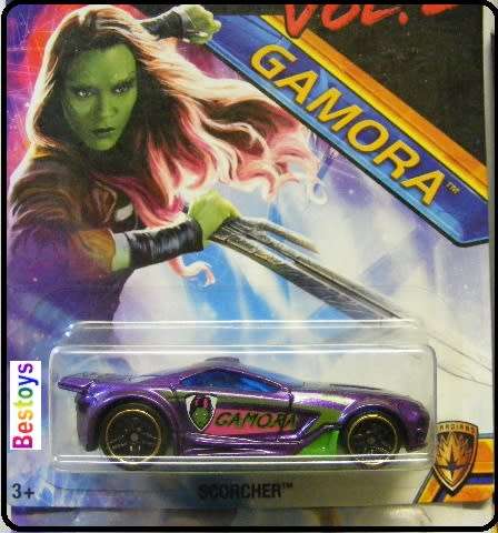 Hotwheels Hot Wheels Diecast Model Car Set Movie Film Guardians of the Galaxy Groot  Drax Starlord R