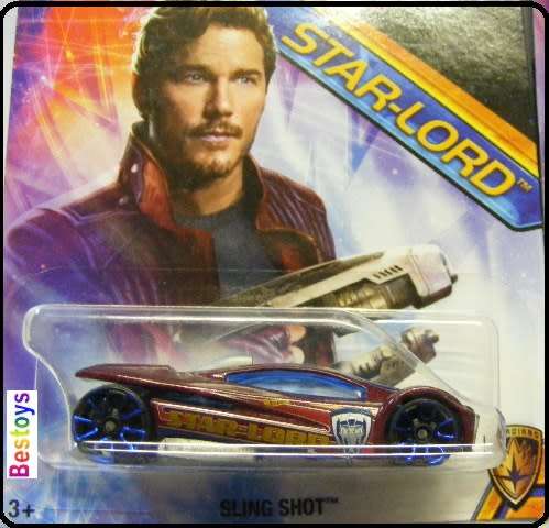 Hotwheels Hot Wheels Diecast Model Car Set Movie Film Guardians of the Galaxy Groot  Drax Starlord R
