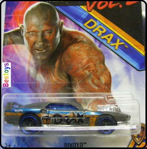 Hotwheels Hot Wheels Diecast Model Car Set Movie Film Guardians of the Galaxy Groot  Drax Starlord R