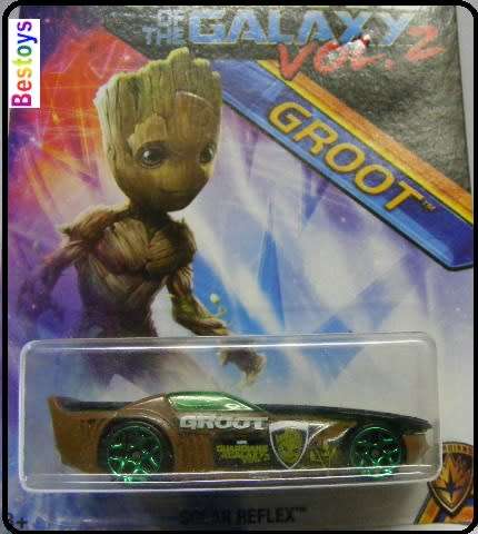 Hotwheels Hot Wheels Diecast Model Car Set Movie Film Guardians of the Galaxy Groot  Drax Starlord R