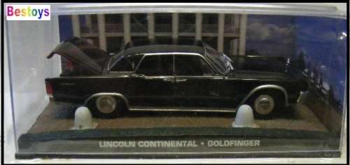 James Bond Diecast Model Car Collection Lincoln Continental Goldfinger 1/43 scale new