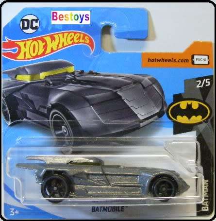Hotwheels Hot Wheels Diecast Model Car 2019 17 / 250 Batmobile Movie Film DC Batman 1/64 scale new