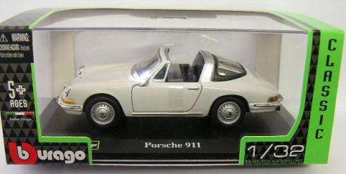Burago Diecast Model Porsche 911 Cabrio 1/32 scale new in pack