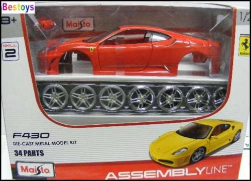 Maisto Diecast Model Car 39259 Assembly Kit Ferrari F 430 F430 1/24 scale new in pack