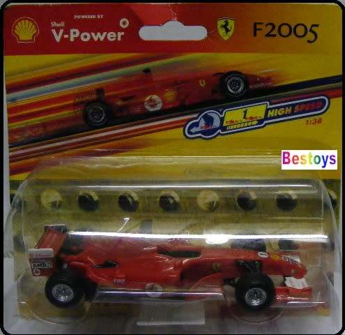 Hotwheels Hot Wheels Shell V Power Collectable Ferrari F 2005 No 1 1/38 scale new in pack