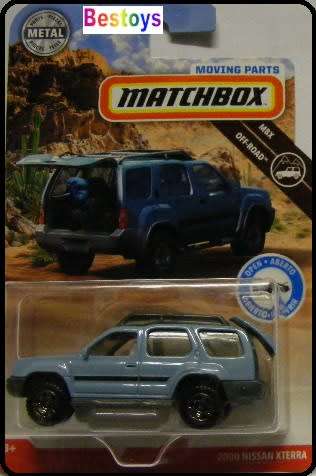 Matchbox Diecast Model Car Moving Parts Nissan Xterra 2002 1/64 scale new in pack