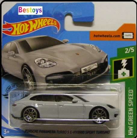 Hotwheels Hot Wheels Diecast Model Car 2019 202 / 250 Porsche Panamera Turbo S E-Hybrid Sport Turism