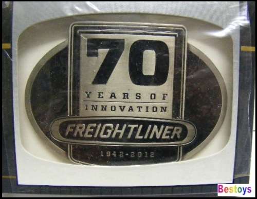SpecCast Spec Cast Freightliner Truck Belt Buckle "70 Years of Innovation" 1942-2012 new in pack