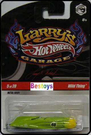 Hotwheels Hot Wheels Diecast Model Car Larry's Garage Wild Thing No 40 new in pack