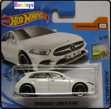 Hotwheels Hot Wheels Diecast Model Car 2019 201 / 250 Mercedes Benz A Class 1/64 scale new in pack