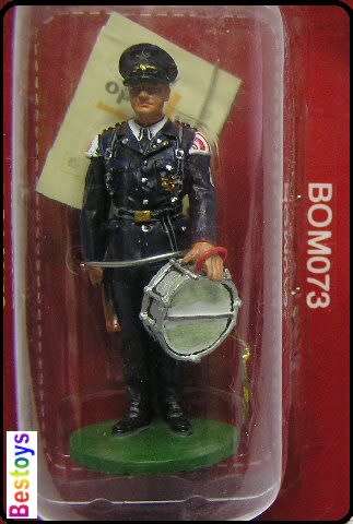 Fire Firefighters Fireman Diecast Figure Collection Band Fireman Gottingen Germany 2003 54 mm