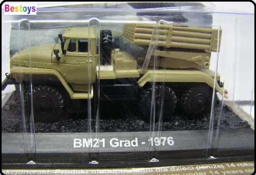 Military Vehicle Diecast Model Collection BM21 BM 21 Grad Rocket Launcher 1976 1/72 OO railway