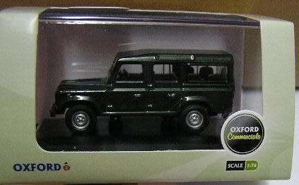 Oxford Diecast Model Car DEF001 Land Rover Defender 110 1/76 OO railway scale new in pack