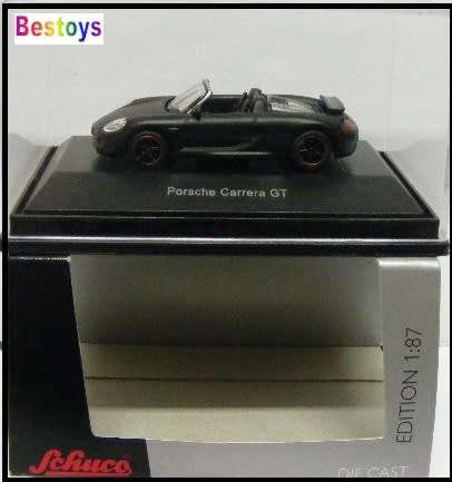 Schuco Diecast Model Car 25996 Porsche Carrera GT 1 1/87 HO railway scale new in pack