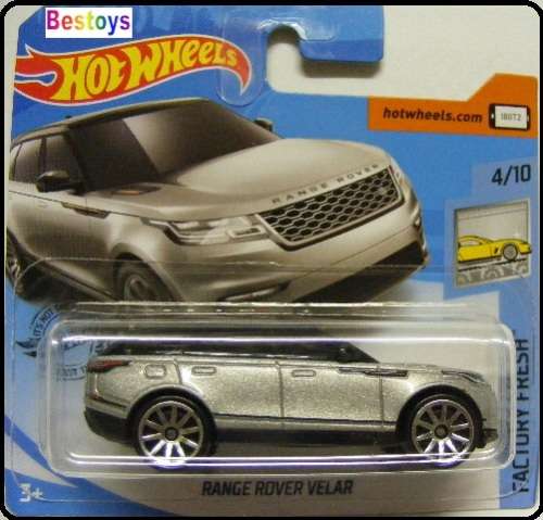 Hotwheels Hot Wheels Diecast Model Car 2019 237 / 250 Range Rover Velar 1/64 scale new in pack