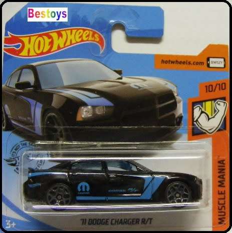 Hotwheels Hot Wheels Diecast Model Car 2019 158 / 250 Dodge Charger RT 2011 Mopar Muscle Mania 1/64